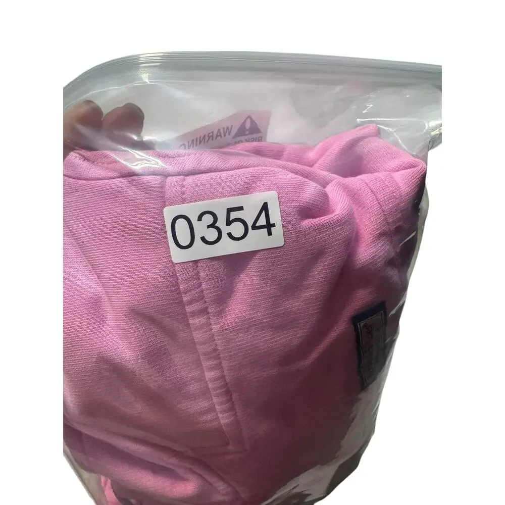 Vineyard Vines Dreamcloth Shep Sweatshirt Womens M Light Pink Quarter-Zip Logo